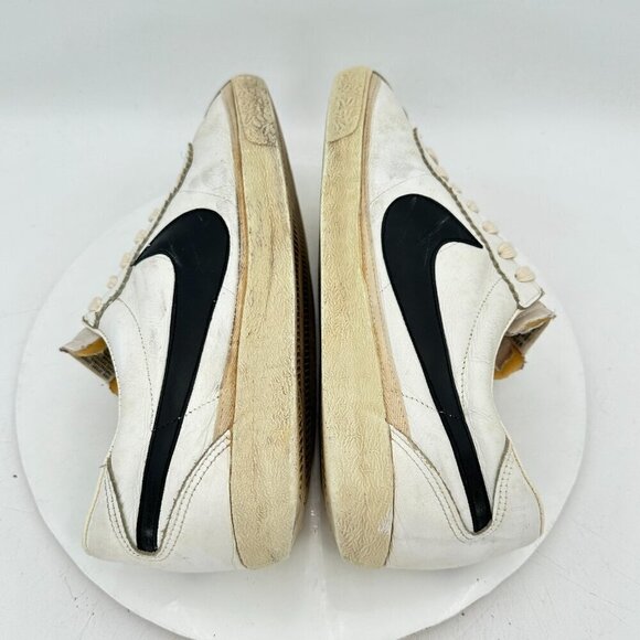 Vintage Nike bruins Men Size 9.5 White Leather Low Top Shoes Made in Korea - Picture 6 of 15